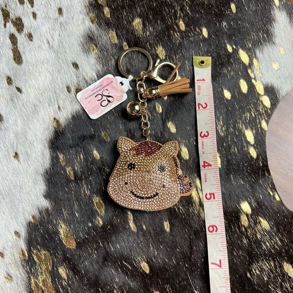 Blinged Pony Keychain.